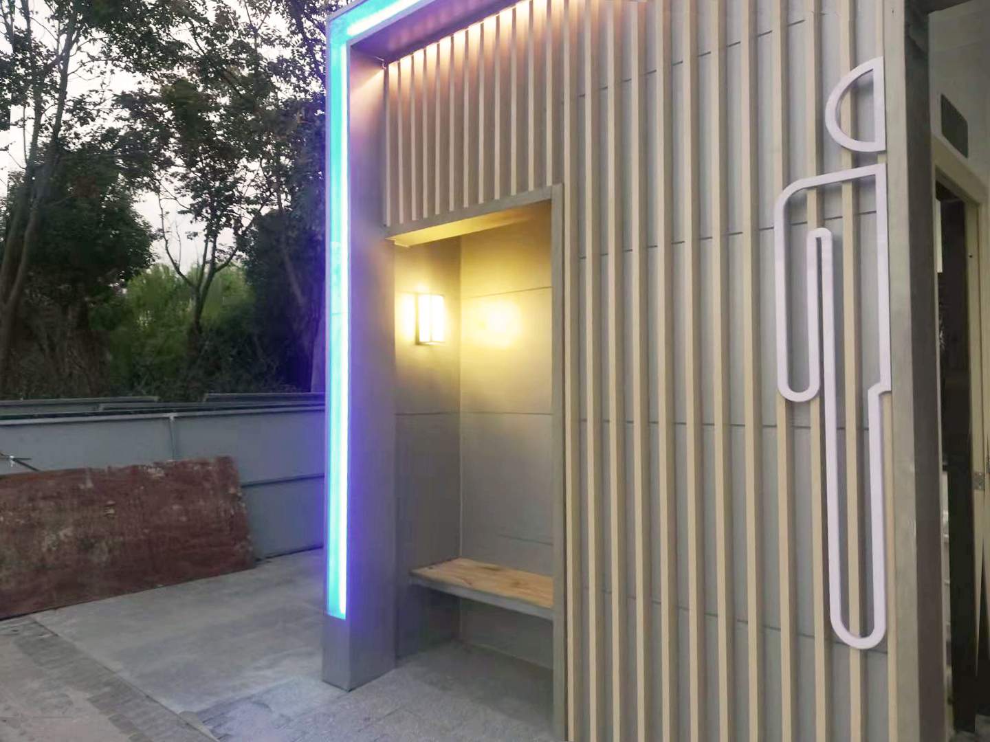 景區(qū)公共廁所街道水沖式移動廁所